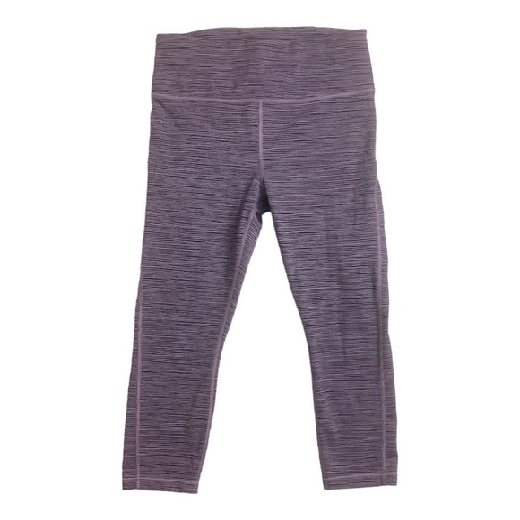 Athleta Ultimate Stash Pocket Capri Leggings Volcanic Purple Black S - Picture 9 of 9